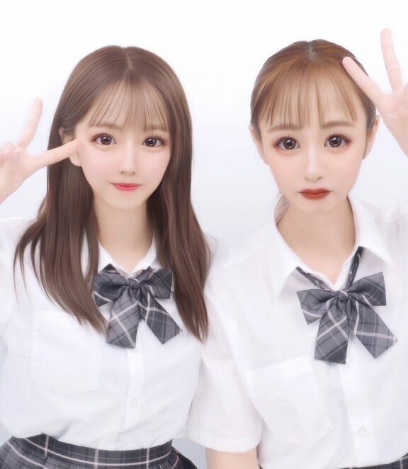 Aさん(左)