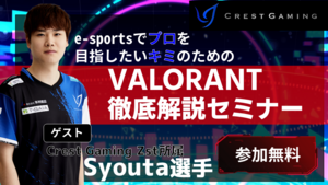 【e-sports】VALORANT徹底解説セミナー【教育連携校ヒューマンアカデミー】
