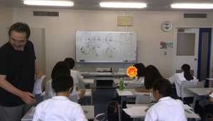 中学生が体験授業に来られました