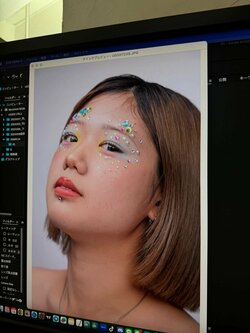 【福岡天神】メイク授業～撮影実習～