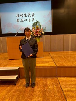 【福岡天神】入学式🌸～歓迎の言葉～