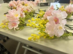 【福岡】入学式のお花作り