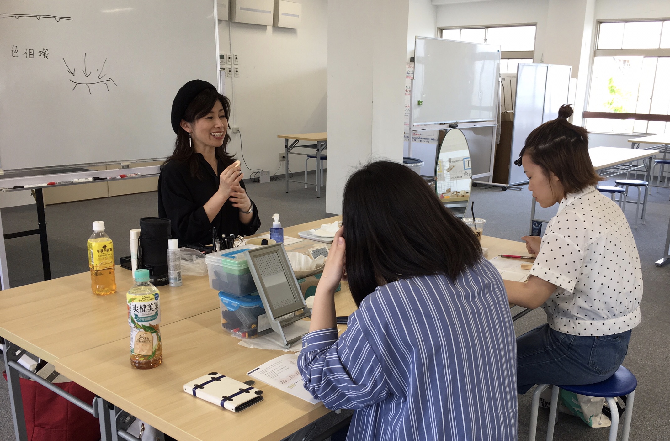 福山 メイク体験授業 福山校 通信制高校のヒューマンキャンパス高校