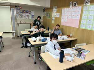 【広島】1年生、レポート学習に登校☆彡