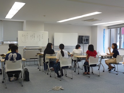 【鹿児島】夏休み最後の声優体験授業をしました。