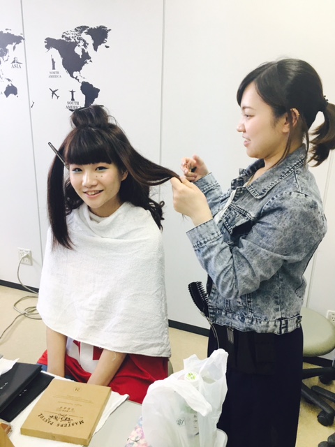 ☆ヘアメイクモデルになりま～す ～リハーサル編～☆