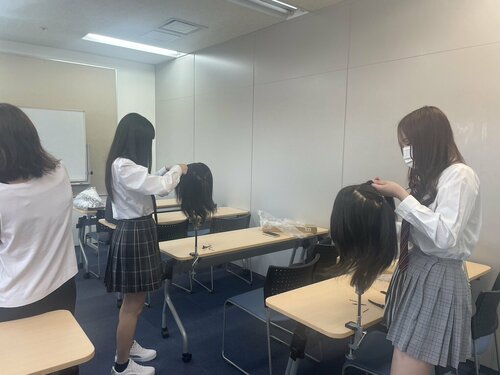 【北九州】メイク・美容コース（中上級）ヘアアレンジ🎀