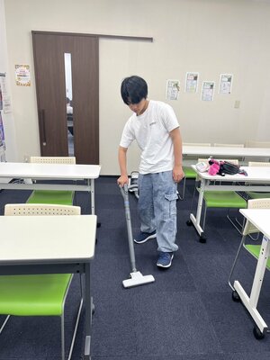 【神戸三宮】🌼いつもありがとう！校舎をきれいにしてくれる生徒たち
