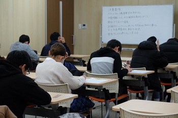 【熊本】後期試験が始まりました。