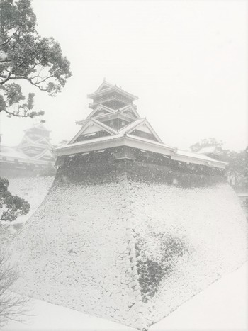 【熊本】雪です...(+_+)