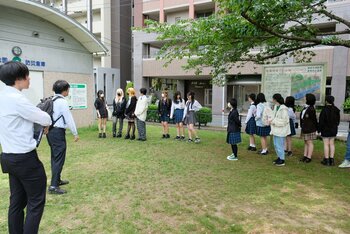 【熊本】新１年生の避難訓練と地域散策