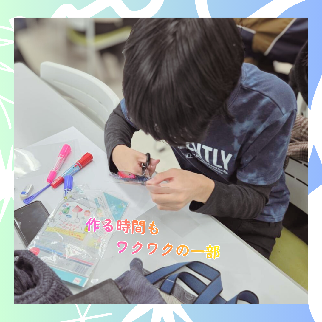 作品展：プラバン作りの体験ブース！