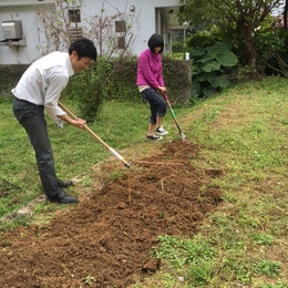 【名護本校】花と緑でいっぱいに②