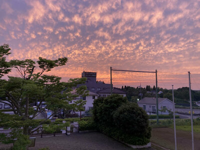 【茂原本校】梅雨の晴れ間の夕焼け.jpg