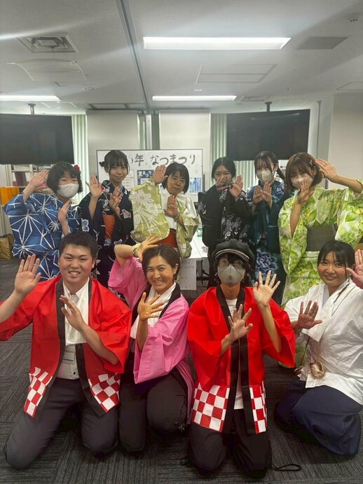 【名古屋駅前】８月８日(金)手作り夏祭りを開催！！🍉✨皆で夏を楽しんだよ♪