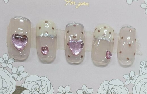  【名古屋駅前】フリー課題✨ネイル授業の作品制作😊💖