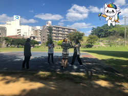 【那覇】公園でダンス練習