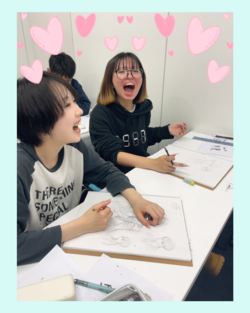 初登校❢❢ あって3秒で友達?.png