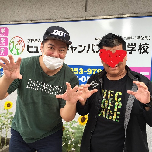 マッスル坂井さんが来校！