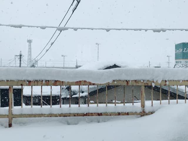 【十日町】雪景色の中・・・