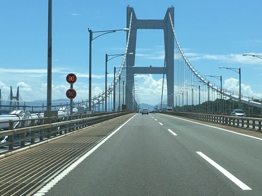 【岡山】瀬戸の大橋と岡山の果実