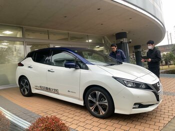 【自動車専攻】未来の自動車技術を学ぶ！電気自動車（EV）メンテナンス体験