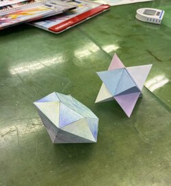 【大阪心斎橋】デザイン・芸術専攻 　ペーパーダイヤモンド作り💎