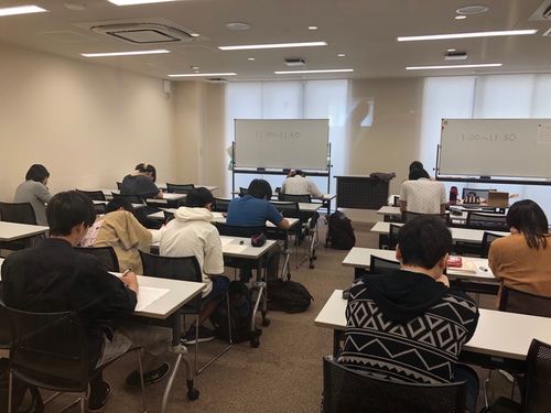 【なんば】前期試験最終日＆大学進学コース到達度テスト☆