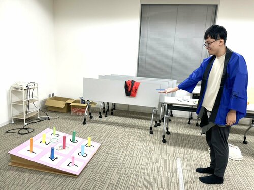 【なんば】頭も身体も使ってミニゲームに挑戦💪🏻