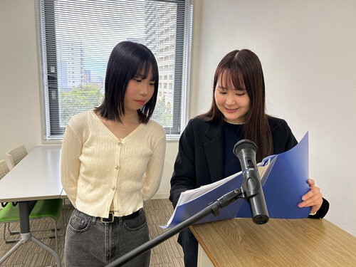 【なんば】入学式の大役！新入生代表挨拶の練習に密着レポ🎤✨