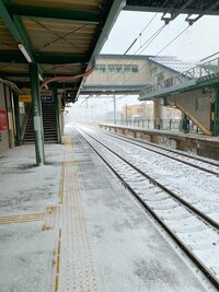 【札幌駅前】雪が積もりましたね！！