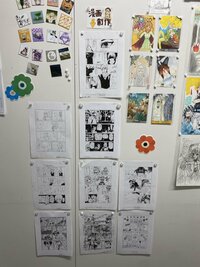 【札幌駅前】マンガイラストコース掲示板が更新✨PART2✊