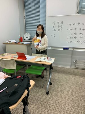 【札幌大通】専門チャレンジコース韓国語の授業から👀