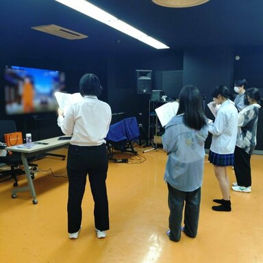 【仙台駅前】★声優・タレント専攻★アフレコの授業をご紹介！！🎤