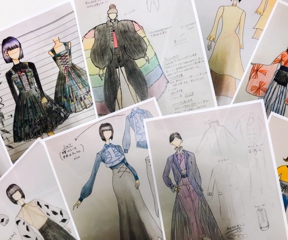 【仙台】ファッションデザイン画