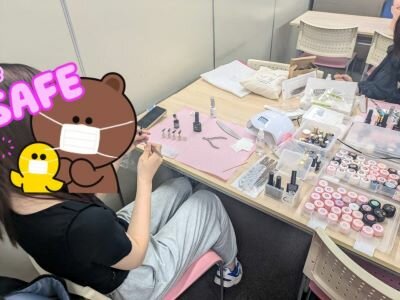 【静岡駅前】💖メイク・ネイル授業風景💖