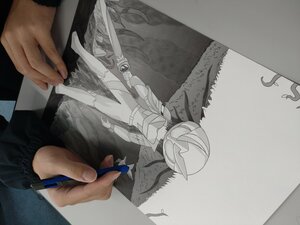 【立川】アナログ・イラスト　今日の授業