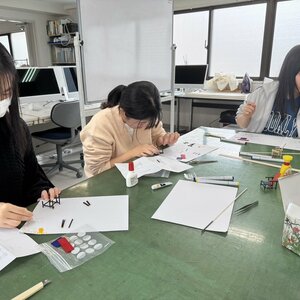 【高田馬場】デザイン・芸術専攻🌟インテリアデザインの授業に入りました🎵