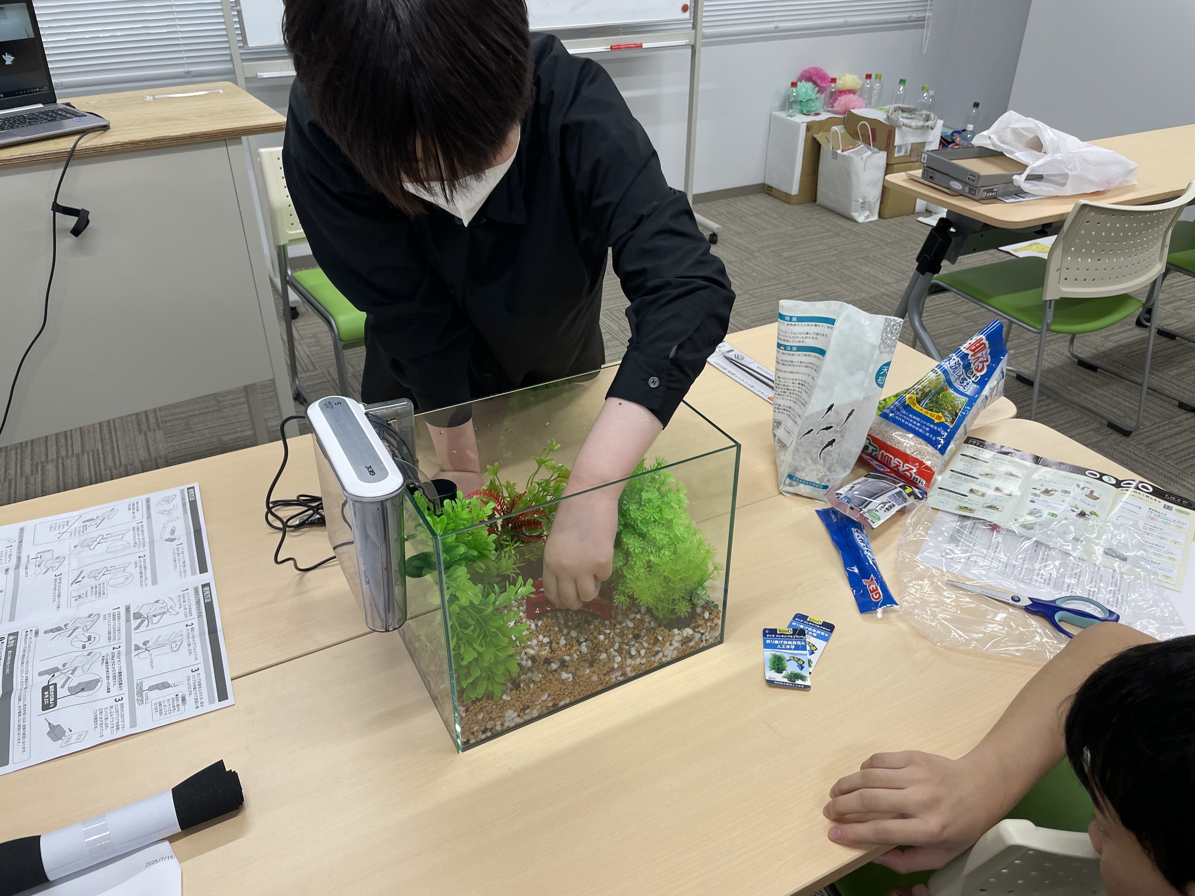 水槽づくり②.JPG