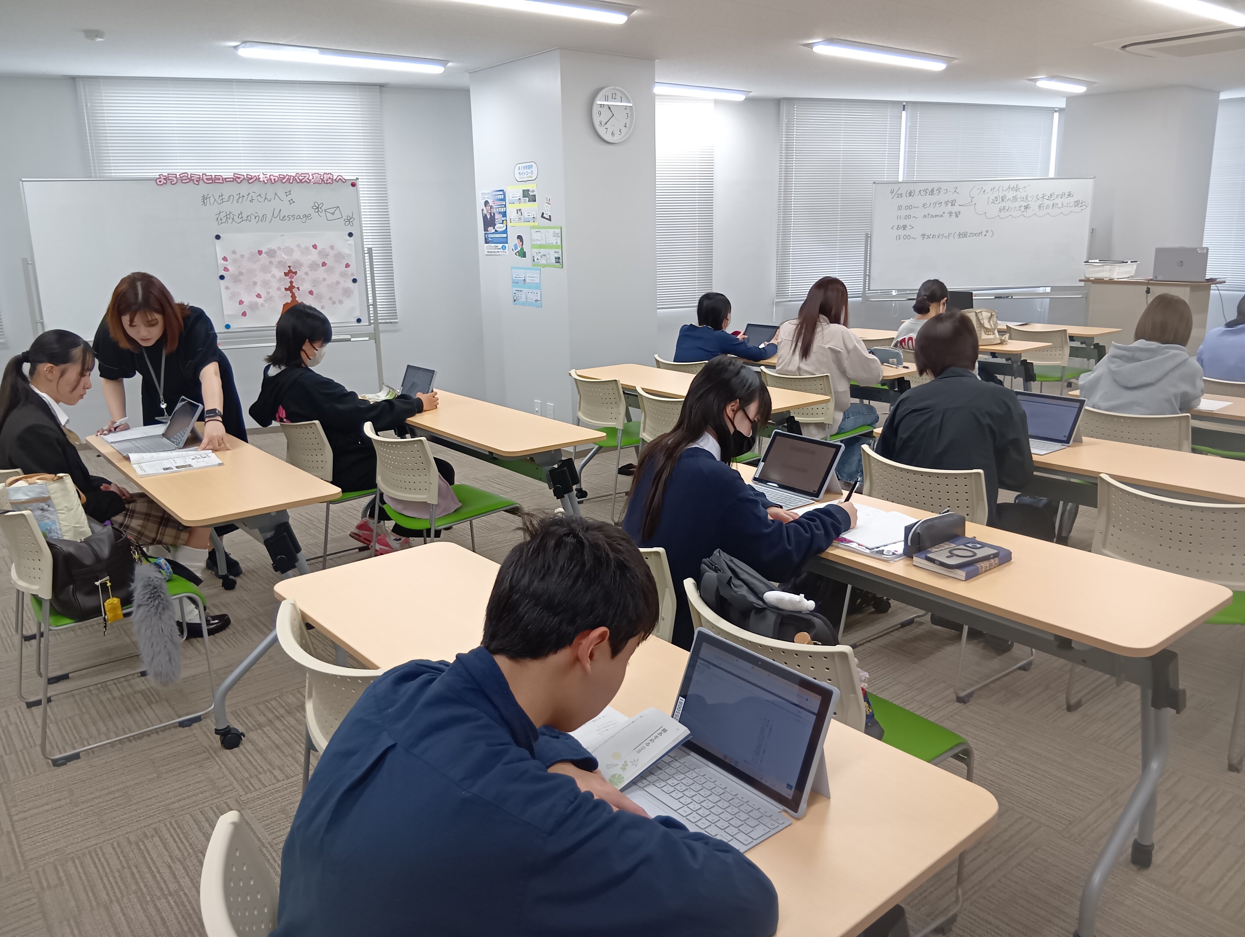 レポート学習中.JPG