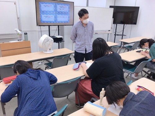 【横浜】イラスト体験授業の様子