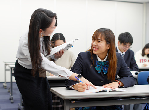 就職指導の様子